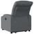 Stand up Massage Recliner Chair Gray Faux Leather A949-3206911
