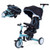 8-in-1 Folding Kids Tricycle with Removable Canopy and Push Handle-Blue B593-BC10303