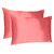 Coral Dreamy Set Of 2 Silky Satin Standard Pillowcases N270-387863