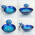 Modern Blue Glass Bathroom Vessel Sink and Faucet with Chrome Drain Q280-OBVSC14982981