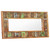 Mirror Mixed Color Solid Reclaimed Wood 43.3 x 19.7 in A949-321816