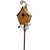 Outdoor Powder Coated Iron Birdhouse with 3-Prong Garden Stake in Copper Finish Q280-SNTACSB113658792