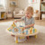 7-in-1 Toddler Activity Table Montessori Sensory Toy for 12 Month+ Wooden Musical Play Table B593-UY10265