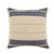 24" X 24" Denim Blue Tan And Taupe Jute Coastal Zippered Pillow N270-516725