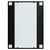Wall Mirror Black Metal 31.5 x 23.6 in Wall mounting A949-3189033