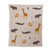 Zoo Animals Woven Knitted Baby Blanket N270-383164