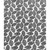 72-inch Black White Leaf Pattern Shower Curtain in 100-Percent Polyester Fabric Q280-LBCPSCL198153742