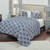 Indigo Queen 100% Cotton 300 Thread Count Machine Washable Down Alternative Comforter N270-479841