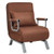 Folding 6 Position Convertible Sleeper Bed Armchair Lounge Couch with Pillow-Brown - Color: Brown D681-HW66326CF