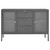  Sideboard Anthracite 41.3"x13.8"x27.6" Steel and Tempered Glass A949-336078