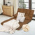 6-Position Foldable Floor Sofa Bed with Detachable Cloth Cover-Brown - Color: Brown D681-HW66174CF