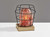 8" Himalayan Salt Accent Lamp With Black Cage Shade N270-372915