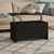  Coffee Table Black Engineered Wood 40.2 x 21.9 x 20.7 in A949-809666