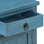 Bedside Table Blue Solid Mango Wood Bedside Table Rectangular A949-246150