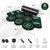Electronic Drum Set with 2 Build-in Stereo Speakers for Kids-Green - Color: Green D681-MU10093US-GN