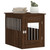 Dog Crate Furniture Brown Oak Engineered wood and steel A949-838322