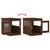 Dog Crate Furniture Brown Oak Engineered wood and steel A949-838322