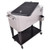 80 Quart Patio Rolling Stainless Steel Ice Beverage Cooler - Color: Gray D681-OP3305