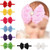 (12 pcs Per Unit) Gorgeous Flowers Cluster Design Bowknot Baby Hair Bands A392-bbj062
