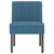 Slipper Chair Blue Velvet, Wood, Plywood Standard Smart Design A949-352450