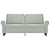2-seater Sofa Light Grey Velvet (100% polyester), metal, textilene A949-359529