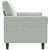 2-seater Sofa Light Grey Velvet (100% polyester), metal, textilene A949-359529