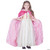 Girl's princess pink cape M680-UR25917