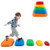 Stepping Stone for Kids 5Pcs Non-Slip Toddler River Stone Set-Multicolor B593-UY10124