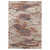 8' X 10' Beige Rust and Blue Abstract Power Loom Area Rug N270-532205