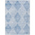 10' X 14' Blue Geometric Washable Non Skid Indoor Outdoor Area Rug N270-561749