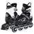 Adjustable Kids' Incline Skates 4 Sizes Adjustable Blade Roller-Black - Color: Black D681-TS10383DK
