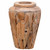 Decoration Vase Natural wood Solid Teak Wood 15.7x23.6 in A949-285211