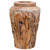 Decoration Vase Natural wood Solid Teak Wood 15.7x23.6 in A949-285211
