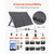 100W Foldable Solar Panel, 24% High-Efficiency Portable Monocrystalline Solar Panel Charger with MC E415-BXZDTYNB1100UD77V001Y3