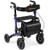 Rollator Walker for Seniors Folding Rolling Walker with Seat-Purple - Color: Purple D681-JH10073PU