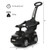 3 in 1 Ride on Push Car Toddler Stroller Sliding Car with Music-Black B593-TY327904