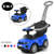 3 in 1 Ride on Push Car Toddler Stroller Sliding Car with Music-Black B593-TY327904