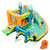 Inflatable Water Slide with Dual Slides and Splash Pool Bounce House with 680W Blower B593-NP11331+ES10151US