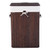 Rectangle Bamboo Hamper Laundry Basket Washing Cloth Bin Storage Bag Lid 3 color-Brown - Color: Bro D681-HW67642CF