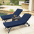 Outdoor Lounge Chair Cushion Replacement Patio Funiture Seat Cushion Chaise Lounge Cushion,NAVY BLUE T575-S0671282924