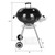28-Inch Portable Charcoal Grill with Wheels and Storage Holder, Porcelain-Enameled Lid and Ash Catc T575-S0671435377