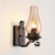 Vintage Style Home Light Wholesale Black Wall Lamp A392-flig0064