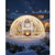 Garden Dome Igloo, 12 x 7.2 ft Outdoor Clear Bubble Tent for 4-7 Person, Weatherproof Geodesic Dome E415-TMXKZP12YCPV91GAO001V0