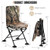 Swivel Folding Chair with Backrest and Padded Cushion-Camouflage B593-NP10761