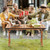 Folding Lightweight Aluminum Camping Table with Wood Grain-L B593-NP11005NP11006