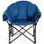 Folding Camping Moon Padded Chair with Carrying Bag-Navy - Color: Navy D681-OP70502NY