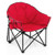 Folding Camping Moon Padded Chair with Carrying Bag-Red - Color: Red D681-OP70502RE
