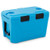 Insulated Portable Cooler Hard Shell Ice Chest with 2 Cup Holders Bottle Opener and Drain Plug-Blue B593-GP11796