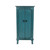 Vintage Turquoise Hand Painted Jewelry Armoire with Antique Drawer Pulls Q280-HVAT129851862