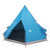 Camping Tent Tipi 4-Person Blue Waterproof A949-94381